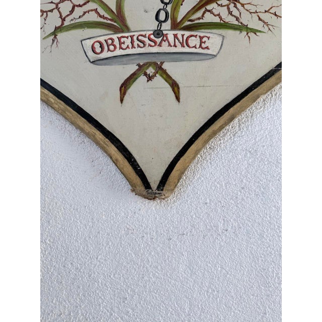 Large Sacred Heart Church Coat of Arms, 1960s For Sale - Image 15 of 18