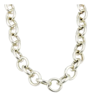 Tiffany & Co. Clasping Sterling Silver Link Necklace