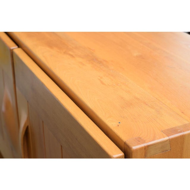 2-Door Elm Sideboard by Maison Regain, France, 1960s For Sale - Image 12 of 14