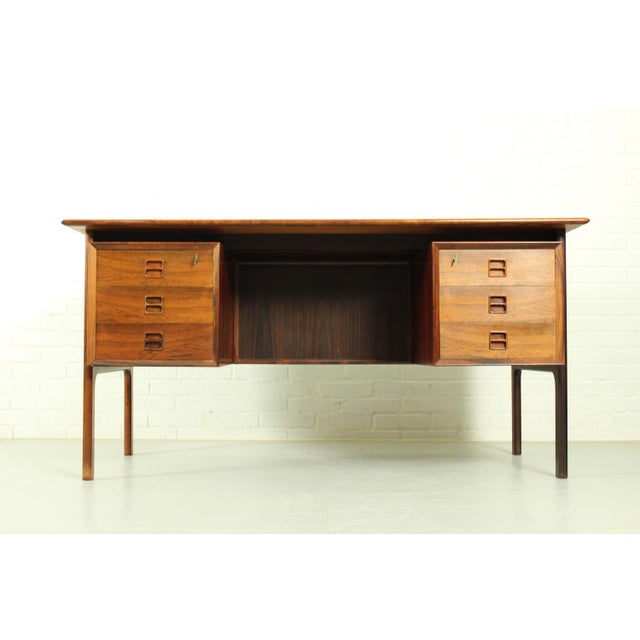 Mid-Century Danish Desk in Rosewood attributed to Erik Brouer, Denmark, 1960s For Sale - Image 15 of 15