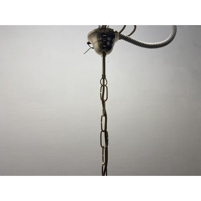 Large Murano Glass Rod Chandelier 1980s For Sale - Image 9 of 13