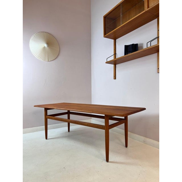 Teak Coffee Table by Niels Bach For Sale - Image 4 of 11