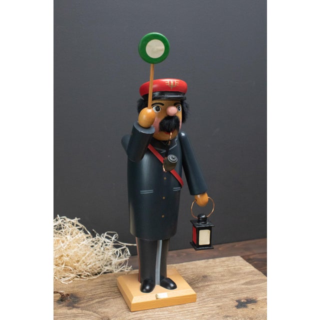 Mid-Century Modern Vintage German Railway Worker, 1970s For Sale - Image 3 of 9