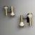 Metal Stilux, Italian Mid-Century Modern, Wall Sconces, Brass, Aluminum, Italy, 1960s For Sale - Image 7 of 9