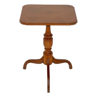 American Mahogany Tripod Table For Sale