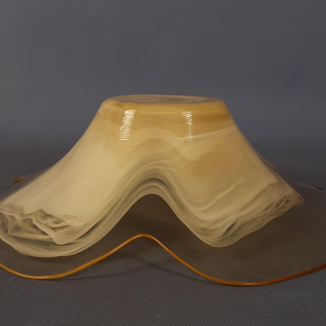 White Murano Glass Centerpiece, 1970 For Sale - Image 8 of 15