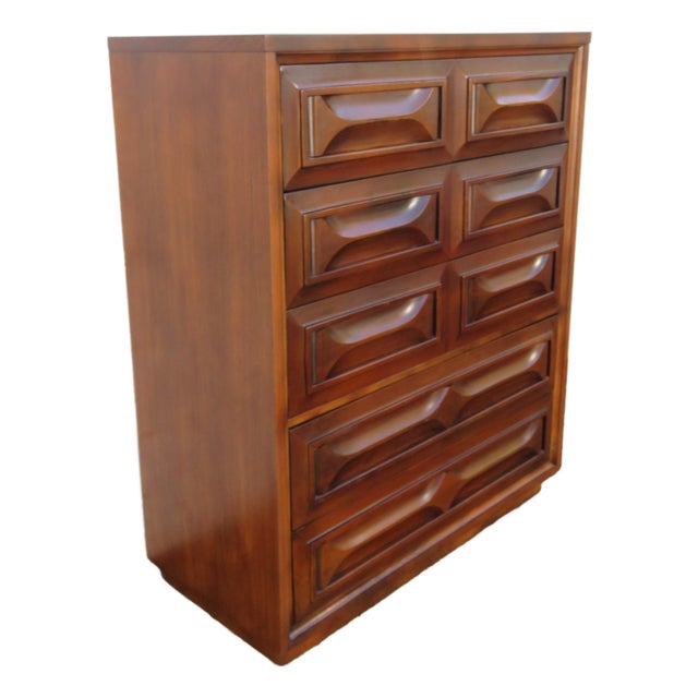 Mid Century Modern Tall Chest of Drawers 6291 For Sale