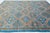Modern Moroccan Style Hand-Knotted Wool Area Rug in Sky Blue and Terracotta For Sale - Image 9 of 12