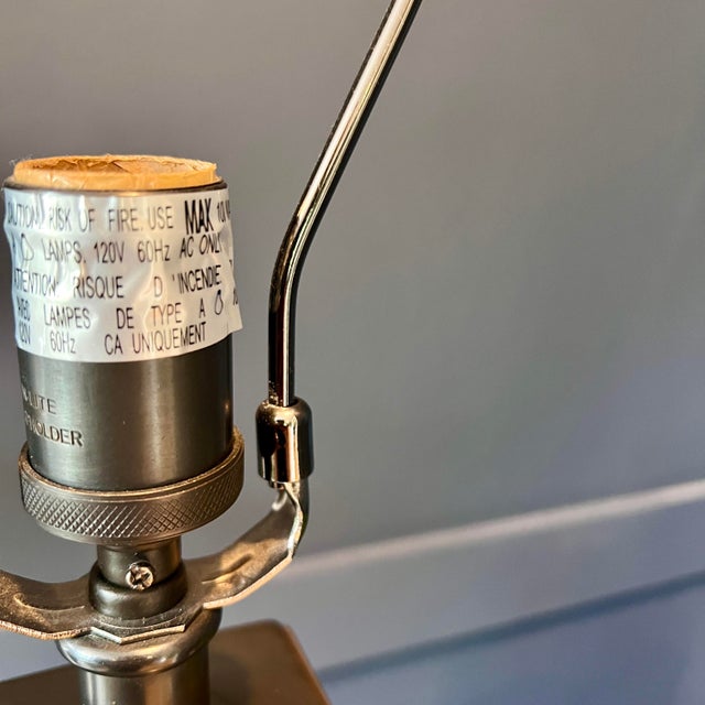 Visual Comfort Fang Gourd Table Lamp by Chapman & Myers – Antique-Burnished Brass With Linen Shade For Sale - Image 9 of 11