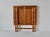 Tan Vintage French Style Handcrafted Rectangle Bamboo Serving Folding Table Center Table X-Base Mid-Century For Sale - Image 8 of 14
