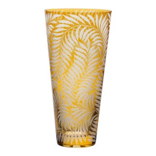 ARTEL Willow Medium Vase, Amber For Sale