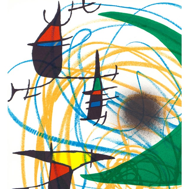 Original lithograph by Joan Miró published by Polígrafa in 1972 (Barcelona) and printed by Mourlot (Paris). Print size:...