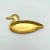 Mid-Century Modern Mid-20th Century Vintage Brass Duck Trinket Dish For Sale - Image 3 of 4