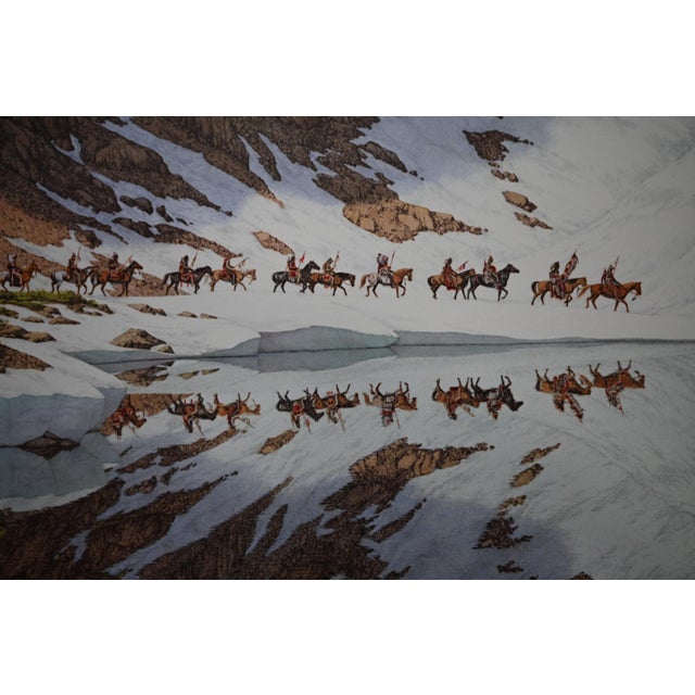 Rustic Bev Doolittle “Season of the Eagle” Signed Limited Edition Print – 1987, Greenwich Workshop For Sale - Image 3 of 7