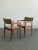 Arm Chairs: W20.5 D20 H31 AH26 SW18 SD17 SH18 Armless: W18.5 D18 H32 SW17 SD17 SH18 Freshly reupholstered and ready for...