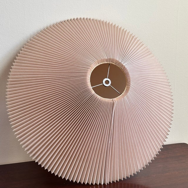 Metal Mid-20th Century Coolie-Style Lamp Shade For Sale - Image 7 of 17