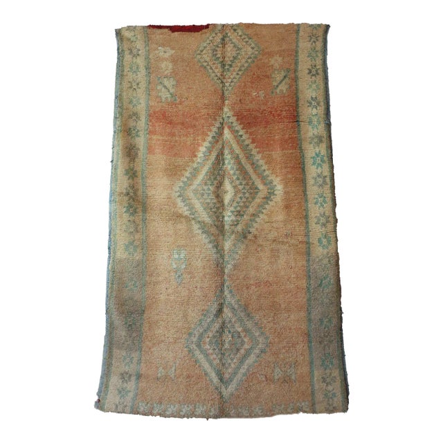 Handknotted Moroccan Rug - 5'8" X 9'4" Ft For Sale