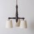 Charles Dudouyt 1940s harles Dudouyt French Carved Wood Style Chandelier For Sale - Image 4 of 12