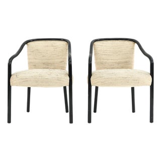 1980s Pair of Arm chairs Attributed to Ward Bennett Chairs for Brickel Associates For Sale