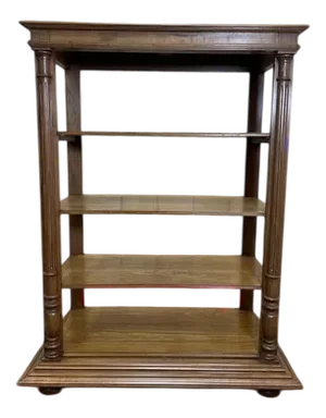 Napoleon III Walnut Shelf with Columns