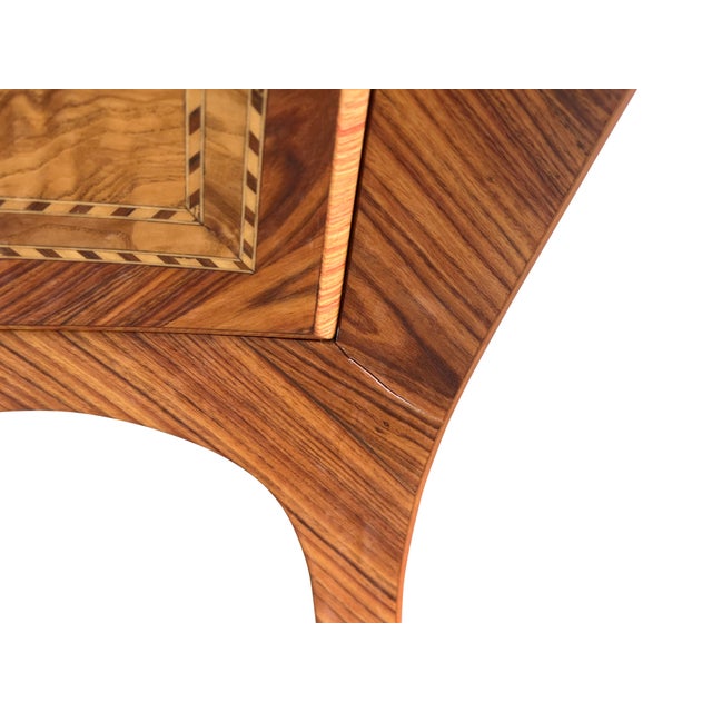 Late 20th Century French Louis Xv Style Marquetry Bombe Chest Dresser For Sale - Image 15 of 17