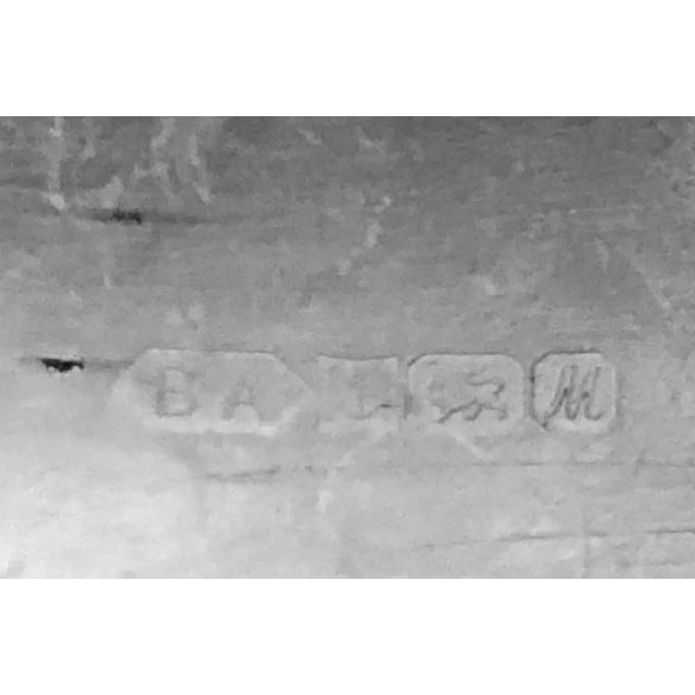 1986 Concorde British Airways Sterling Silver Gin Decanter Bottle Label For Sale - Image 4 of 5