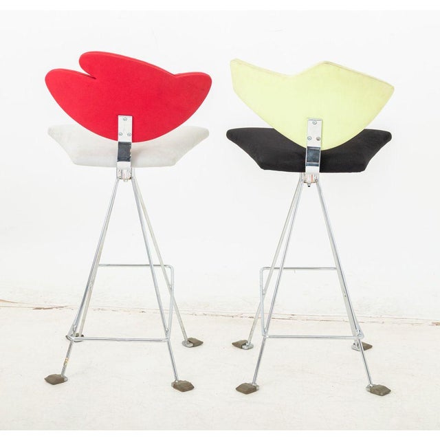 Giorgio Saporiti for Il Loft "Eva" Bar Stools, 2 For Sale In New York - Image 6 of 7
