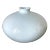 Contemporary Japanese White Glaze Ceramic Vase by Manji Inoue For Sale