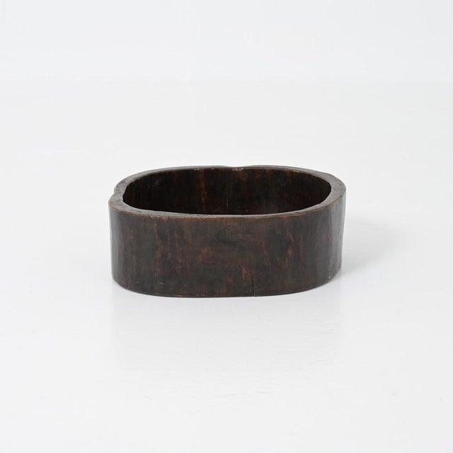 Antique Wooden Hollowed Out Tree Trunk Planter, 1950s For Sale - Image 11 of 18