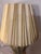 1980s Faience Table Lamp With Original Silk Pleated Shade For Sale - Image 4 of 5