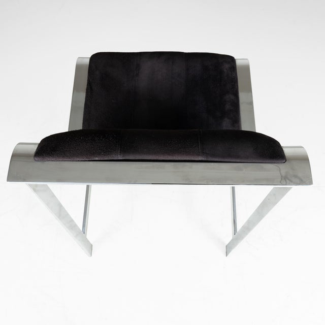 Metal Vintage Chair and Desk, 1970, Set of 2 For Sale - Image 7 of 18