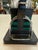 Modern Gucci Inspired Leather & Crystal Decanter Set, Italy, 1970s For Sale - Image 3 of 9