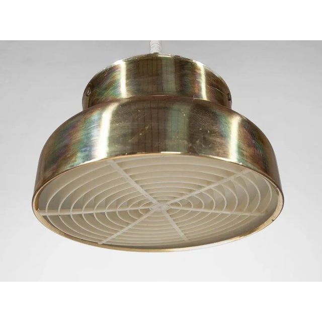 Bumling Pendant Lamp in Brass attributed to Anders Pehrson for Ateljé Lyktan, 1970s For Sale - Image 3 of 10