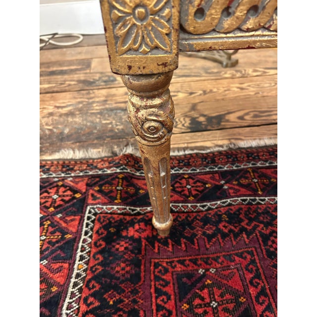 Giltwood & Tapestry Armchair For Sale In Philadelphia - Image 6 of 16