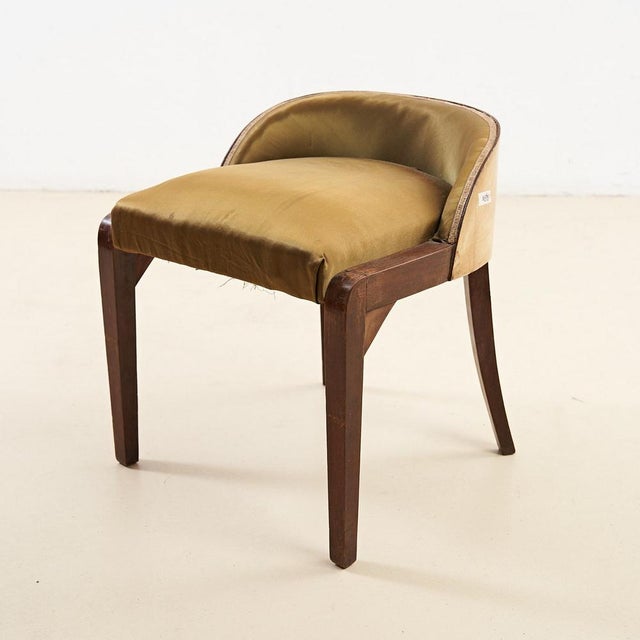 Art Deco Armchair in Wood For Sale - Image 5 of 5