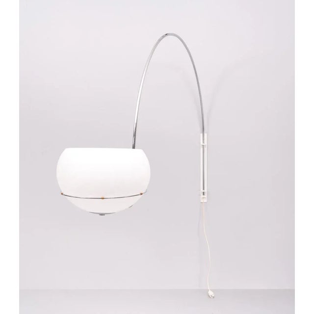 Large Gepo Amsterdam Wall Arc Lamp, 1970s For Sale - Image 6 of 11