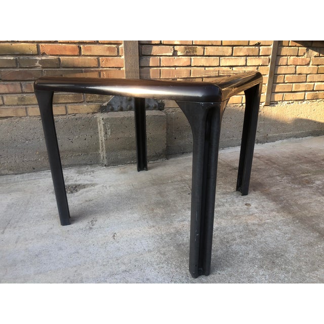 Brown Garden Table by Vico Magistretti for Artemide, 1970s For Sale - Image 8 of 10