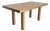 1970s Solid Oak Dining Table For Sale
