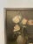 Silver Antique Dutch Renaissance Original Floral Still Life Framed Oil Painting on Tin For Sale - Image 8 of 12