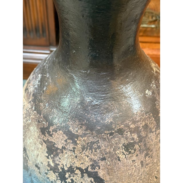 Abstract Ombre Ceramic Vase, Small For Sale - Image 4 of 12