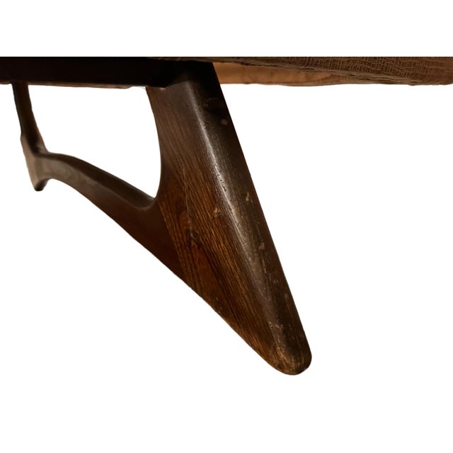 1960s Attributed Kroehler American Leisure Sofa, Style of Adrian Pearsall Mid Century Modern Gondola Couch Vintage Mad Men Era For Sale - Image 12 of 12