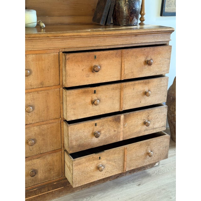 Rare 19th Century English Pine Dairy Hutch For Sale - Image 12 of 12