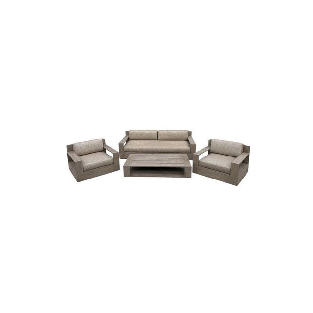 Rh Restoration Hardware Marbella Teak Outdoor Set – Luxe, 4 Pieces For Sale - Image 10 of 16