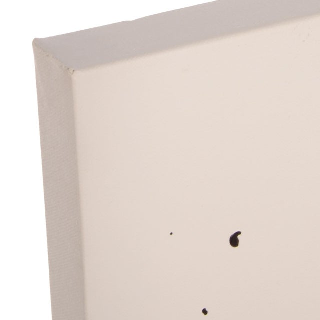 Textile Cirrus Black and White Original Abstract Painting For Sale - Image 7 of 7