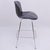 For sale are two (2) bar stools with full leather upholstery by knoll international design: harry bertoia, 1952 model...