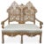 Antique Wood Bone & Mother of Pearl Moroccan Love Seat For Sale - Image 4 of 4