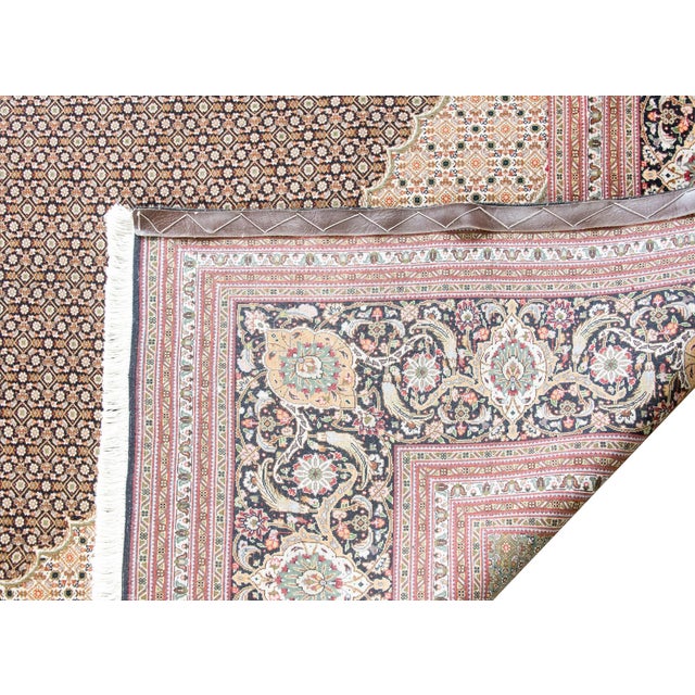 Vintage Persian Tabriz Rug For Sale - Image 11 of 15