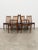 Set of 6 authentic vintage mid century modern dining chairs. 2 armchairs and 4 side chairs. Designed by Leslie Dandy for G...