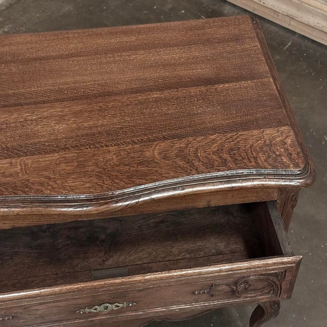 19th Century Louis XV Country French Oak Commode For Sale - Image 17 of 18