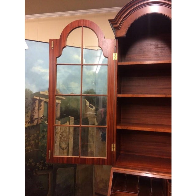 Vintage Secretary Desk, Double Bonnet Secretary Desk For Sale - Image 14 of 17